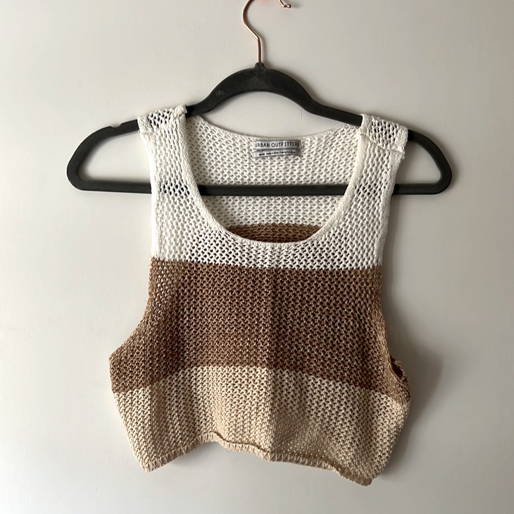 Urban Outfitters Mesh Crop Tank